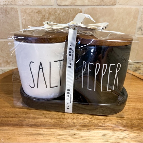 Rae Dunn Salt & Pepper Cellar Set - Picture 3 of 4